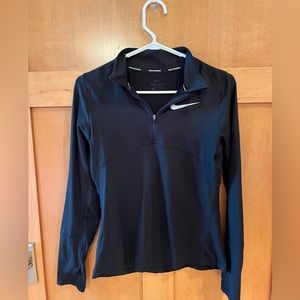 Black Nike Dri-Fit quarter zip